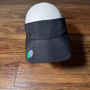 Gaiam Classic Fitness Visor Black One Size Adjustable Womens Fit NEW Yoga Gym